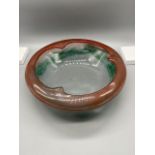 A Scottish Vasart art glass bowl