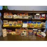 A Large collection of boxed die cast models to include makes matchbox, Shell 007 models, Burago,