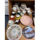A Selection of porcelain which includes German part tea set, Geisha girl tea set, and various