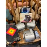 A Collection of vintage Polaroid cameras