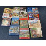 A Selection of Gibsons and Corner piece Jigsaws