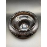 A Vintage Strathearn art glass bowl. [24cm in diameter]