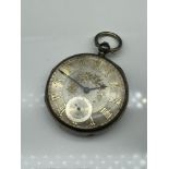 Antique London silver pocket watch [No. 50713]