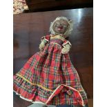 A Vintage Merry Thought Cheshire cat doll.