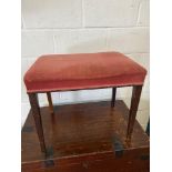 Antique dressing table stool [H:53CM , L:63CM, W:43CM]