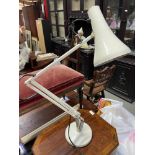 A Retro Herbert Terry & Sons Ltd Anglepoise table lamp.