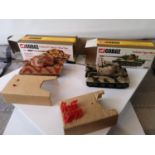 TWO CORGI MILITARY MODELS WITH BOXES. 900 PZKPFW TIGER MKI & 904 KING TIGER TANK.