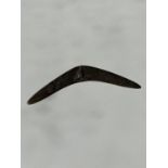 An Australian silver hallmarked boomerang [Fairfax & Roberts] [C1920's] detailing a kangaroo motif
