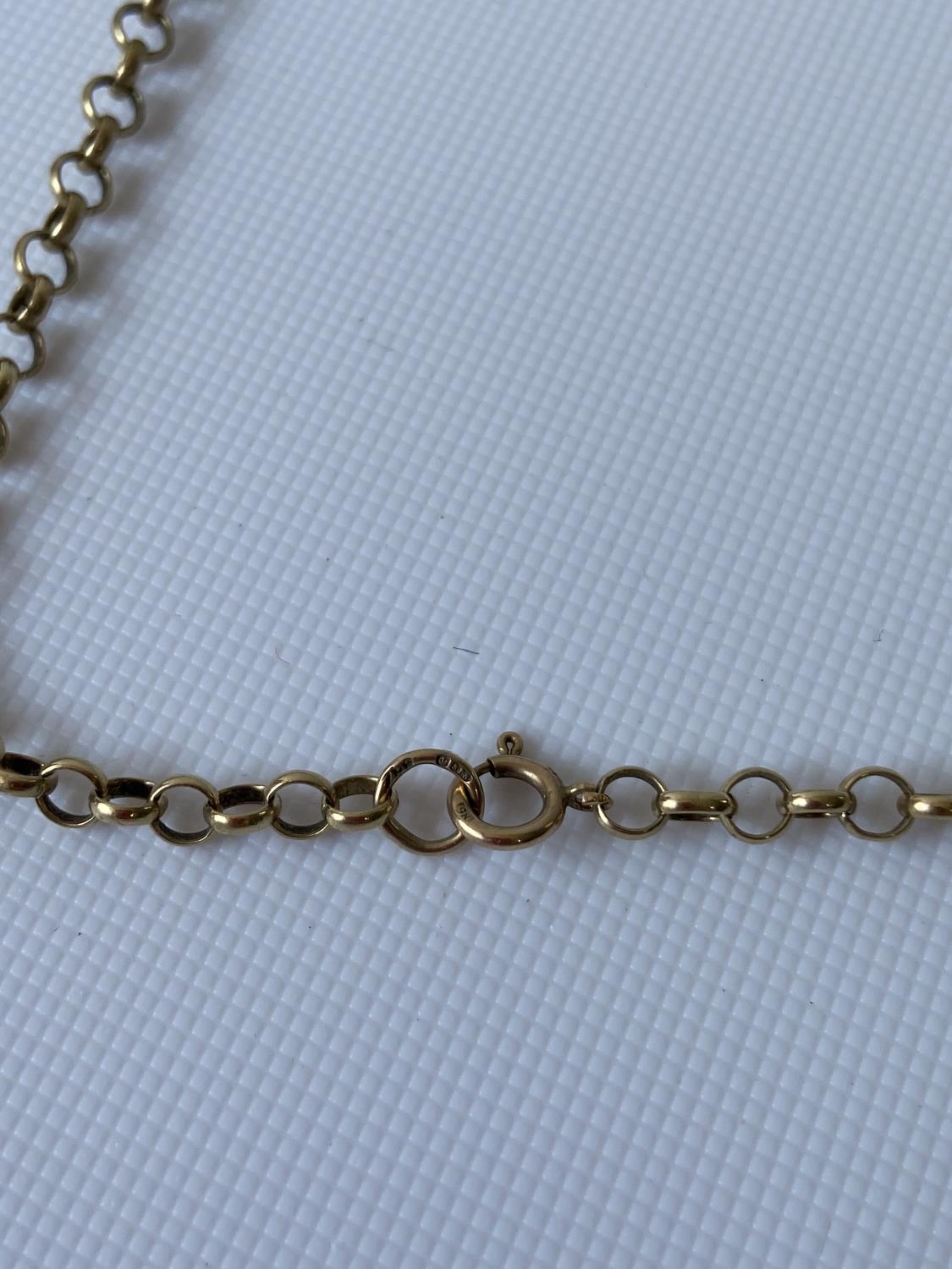 A 9ct gold belcher chain [length 41cm] [7.23g] - Image 3 of 4