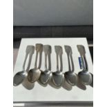 A set of 6 Georgian Edinburgh silver serving spoons [J.W Howden & Co/Alexander Henderson] [dated,