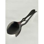 A Sheffield silver honey spoon [Robert & Belk] [dated, 1967] [length 14cm] [33g]