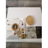 WINDSOR MINT 'YEAR OF THE THREE KINGS' OVAL COIN, THE ROYAL MINT VICTORIA £5 COIN & THE ROYAL MINT
