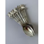 A set of 9 Birmingham silver teaspoons [J.B Chatterley & Sons Ltd] [100.01g]