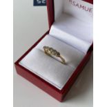 18ct & platinum diamond ring [size M][1.76g]