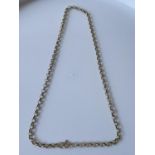 A 9ct gold belcher chain [length 41cm] [7.23g]