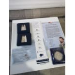 THREE LONDON MINT OFFICE SILVER 925 PROOF NAVAL £5 COINS. INCLUDES FRANCIS DRAKE, SOVEREIGN OF THE