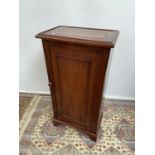 19th century mahogany pot cupboard [height, 98cm, width, 50cm, depth, 33cm]