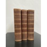 Three leather bound Pearson's Shakespeare books edited by Howard Staunton, The illustrations by