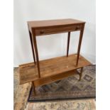 Mid century Console table [72x68x36cm] Together with a mid century Coffee table. [42x123x43cm]