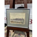 Signed watercolour of St Andrews [31x38cm]