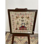 A 19th century tapestry sampler [height, 53cm,Width, 52cm]