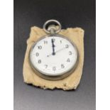 A Nice example of a military pocket watch produced by Longines, Swiss Made, 16 Jewels, 6686072. In a