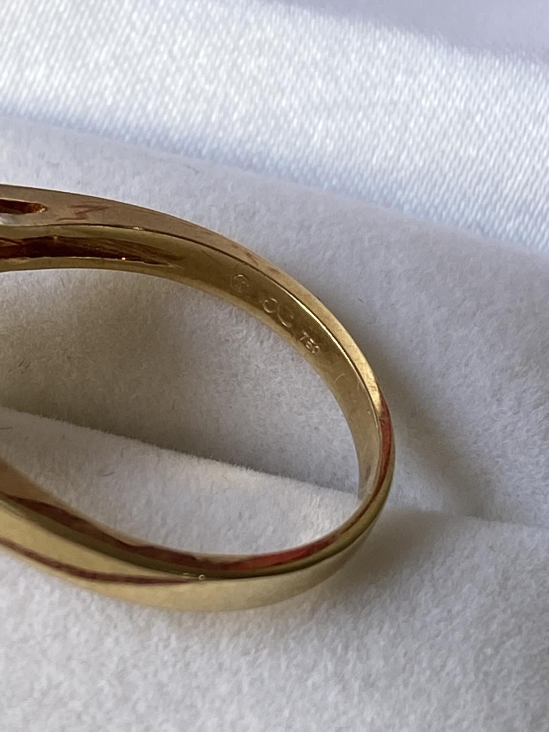 An 18ct gold ladies diamond & ruby set ring [size M] [4.13g] - Image 11 of 12