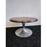 Original Arkana Side table, 1960's, Maurice Burke Design, Aluminium, cast base with Arkana Stamp. [