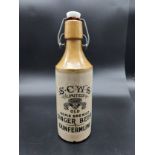 S.C.W.S Limited Ginger beer bottle Dunfermline. Gray C. Portabello.