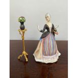 A Royal Doulton Figurine, The gentle arts, Flower Arranging, 542 of 750.