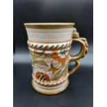 A Charlotte Rhead Crown Ducal 'Tudor Rose Pattern' Jug. [18cm in height]