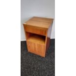 A Retro mid century bedside cabinet [63cm in height]