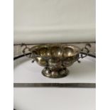 A French silver marked two handled ornate trophy [7 x 14.5 x 8cm] [86.45]