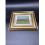 An original pastel by Margaret Ratcliffe. Titled 'Brendon' from Malvern. Dated 1982. [Frame measures