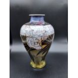 A Royal Doulton Lambeth floral design vase. [25cm in height]