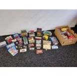 A Large collection of Corgi and matchbox models