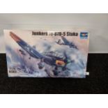 Trumpeter 1:24 scale Junkers Ju-87D-5 Stuka plane model kit [unused]