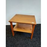 A Mid century teak side table produced by G-Plan. [50x58x46cm]