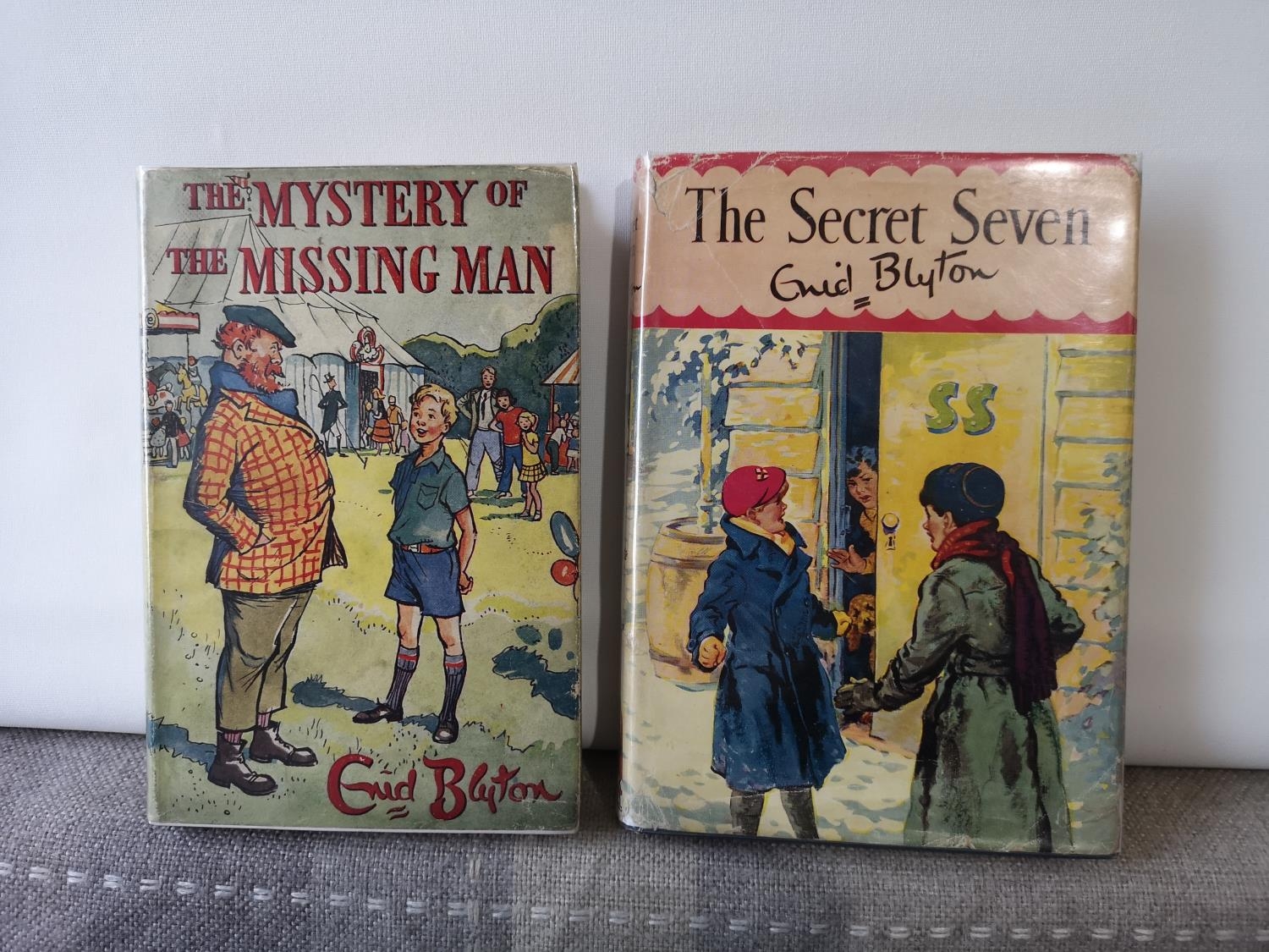 ONE FIRST EDITION ENID BLYTON BOOKS. TITLED THE MYSTERY OF THE MISSING MAN- DATED 1956 & THIRD