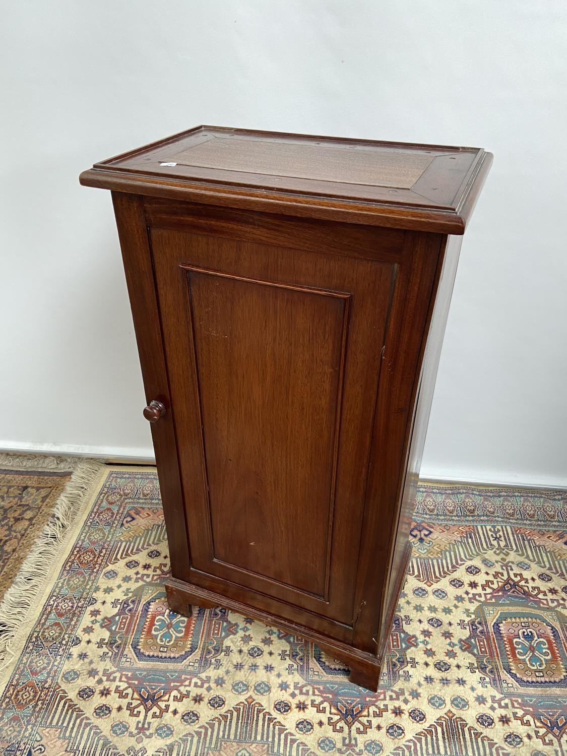 19th century mahogany pot cupboard [height, 98cm, width, 50cm, depth, 33cm]