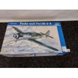 Trumpeter 1:24 scale Focke- Wulf FWL90 D-9 Model plane kit. [unused]