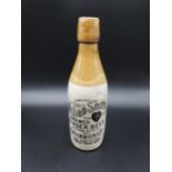 A Vintage William Smith Ginger beer, Edinburgh stoneware bottle. Buchan pottery Portobello. [22cm in