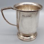 A Birmingham silver christening mug. Produced by Lanson Ltd] [87.22grams]