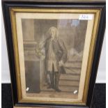 A 18th century engraving titled Charles Tottenham Esq. A Member of Parliament. [Frame measures