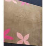 A Large Contemporary Madeline Weinrib designer floral pattern carpet. [369x278cm]