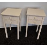 A Pair of contemporary bedside tables [74x39x35cm]