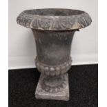A Large garden urn. 77cm in height