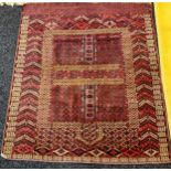 Antique Persian hand woven rug. [155x135cm]