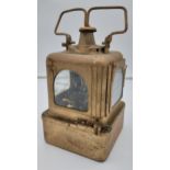 A vintage railway/ storm paraffin lantern.