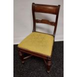 A Regency style parlour chair.